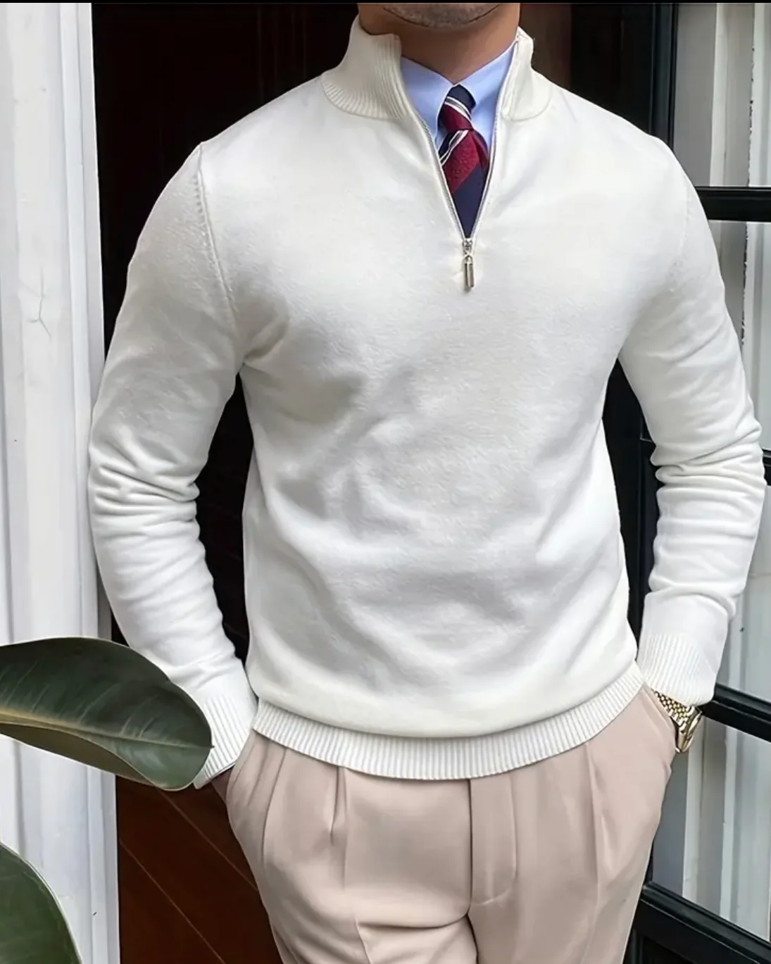 ROMA Quarter Zip Sweater - Image 8