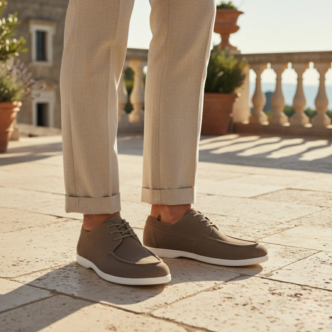 Premium Suede Lace Shoes - Image 4